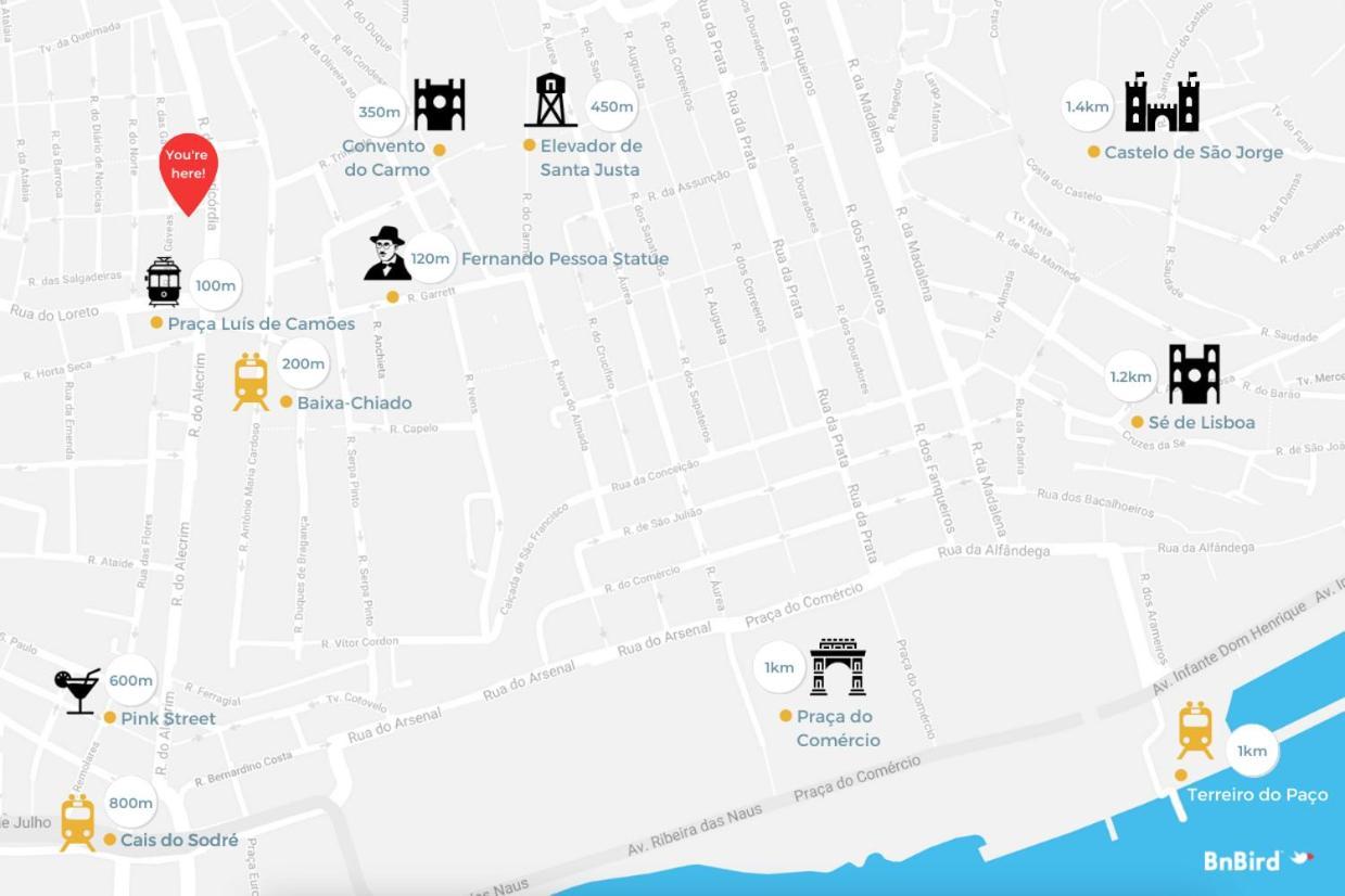 Chiado Prime Camoes Apartment Lizbona Zewnętrze zdjęcie